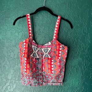 Boho y2k crop top